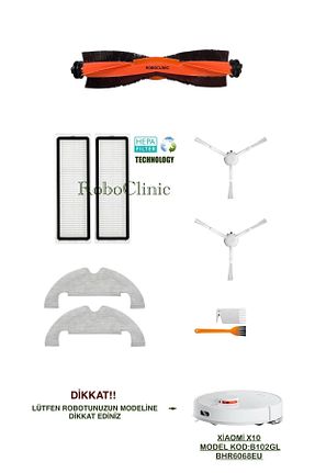 اکسسوری جاروبرقی سفید Roboclinic - کد 926441109