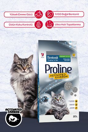 شن گربه Doğal/Bentonit Kumlar Proline - کد 471714058