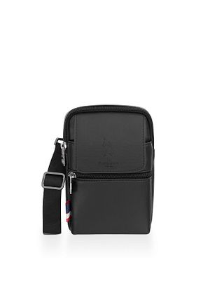 کیف پستچی مشکی مردانه چرم مصنوعی U.S. Polo Assn. - کد 848196827
