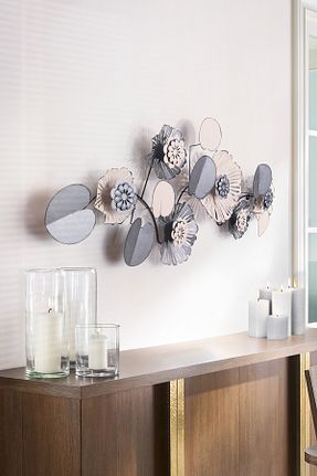 محصول دکوراسیون دیوار طوسی فلزی ENZODEKOR - کد 864412957