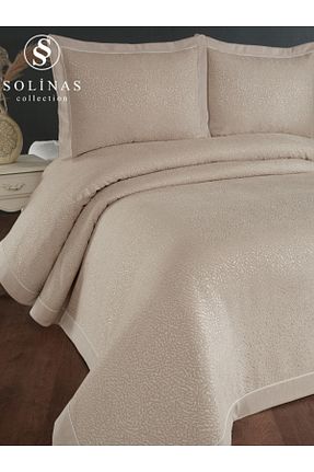 روتختی دونفره بژ پلی استر Solinas Collection - کد 945582927