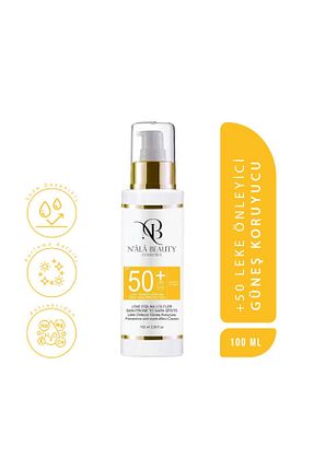 کرم ضد آفتاب صورت SPF 50 + Nala Beauty Cosmetic - کد 940983484