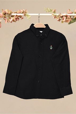 پیراهن مشکی بچه گانه اسلیم فیت Piola Club - کد 303548762