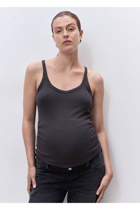 بلوز مشکی زنانه ساده MANGO - کد 937694110