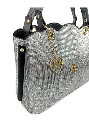 کیف دوشی طوسی زنانه چرم مصنوعی MOLDİVA - کد 889500001