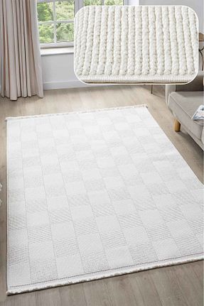 فرش بژ آنتی آلرژی SANRUGS Home & Living - کد 905334440