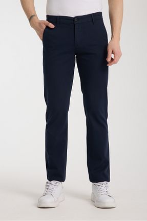 شلوار سرمه ای مردانه پنبه ای muzzo jeans - کد 920038962