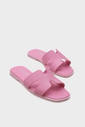 دمپائی صورتی زنانه چرم مصنوعی Capone Outfitters - کد 764450540