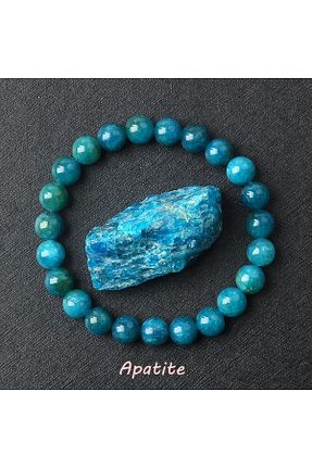 دستبند جواهر آبی زنانه سنگ طبیعی Perlavita - کد 899105112