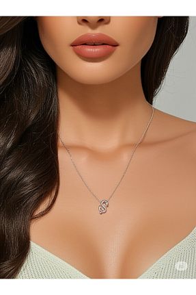 گردنبند جواهر فیروزه ای زنانه آهن BRAND COLLECTİON - کد 898362539