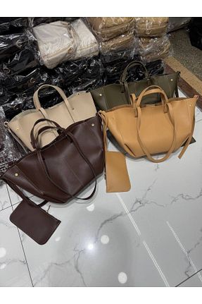 کیف دستی قهوه ای سایز متوسط ZEUS - کد 899127228