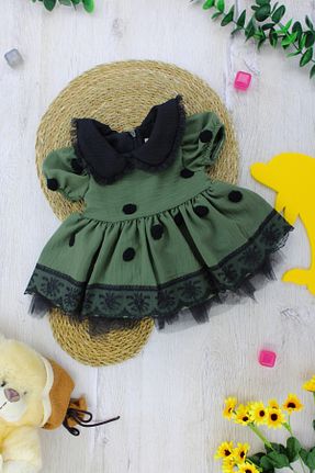 ست نوزادی سبز بچه گانه پنبه ای EYMİRGİYİM - کد 924491704