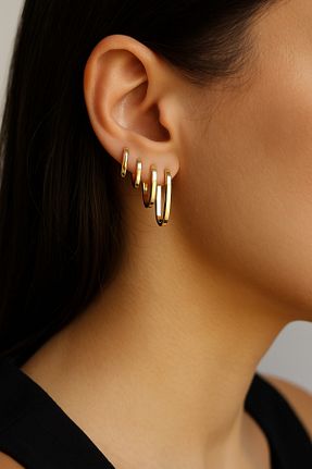 گوشواره جواهر زرد La Clarte - کد 943494560