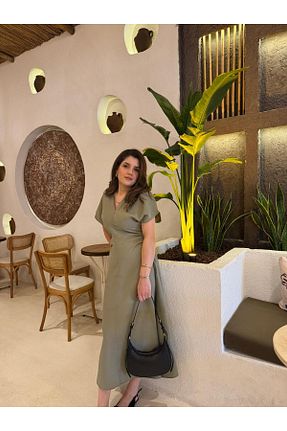 لباس خاکی زنانه پلی استر MODA - کد 945325707