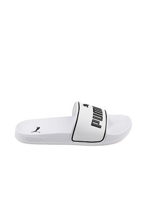 دمپائی اسپرت سفید زنانه چرم مصنوعی Puma - کد 942569548
