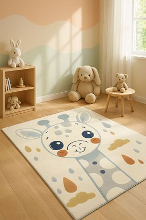 فرش بچه گانه نباتی پنبه ای BLGHOME - کد 892403421