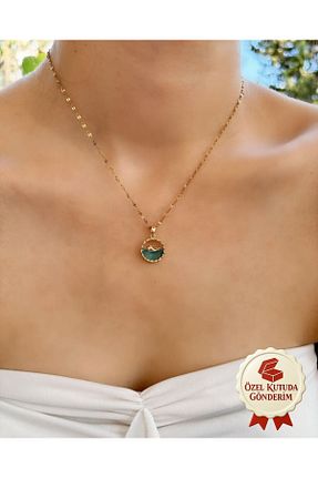 گردنبند استیل ( فولاد ) زرد زنانه استیل ضد زنگ La Clarte - کد 943155165