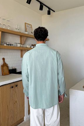 پیراهن متالیک مردانه اورسایز Flaw Wear - کد 917408118