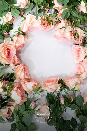 گل خشک و مصنوعی صورتی Dekorsende - کد 932759808