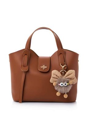 کیف دوشی رنگی زنانه چرم مصنوعی Lucky Bees - کد 946345919