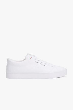 کفش اسنیکر سفید مردانه بند دار Tommy Hilfiger - کد 901396523