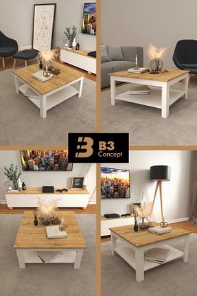 میز جلو مبلی سفید Suntalam B3 Concept - کد 248085425