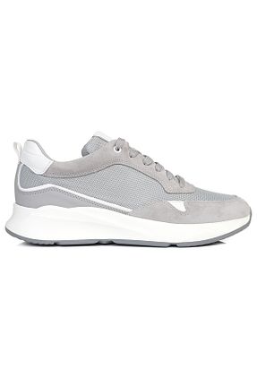 کفش اسنیکر طوسی مردانه چرم اصل Greyder - کد 694964228