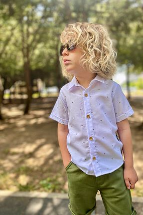 ست بالاتنه و پائین تنه خاکی بچه گانه بافتنی LULU Kids - کد 936721366