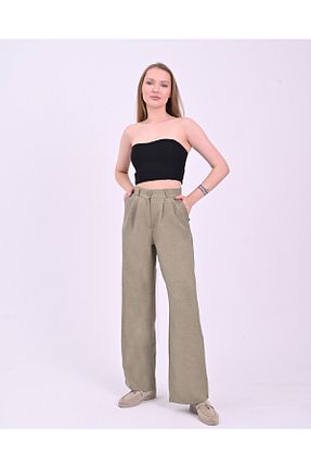 شلوار رنگی زنانه کتان polle - کد 937402528