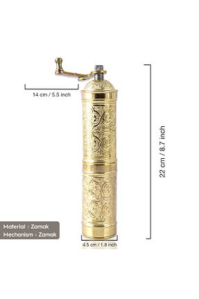 آسیاب قهوه و ادویه زرد استیل (فولاد) Glios - کد 866997477