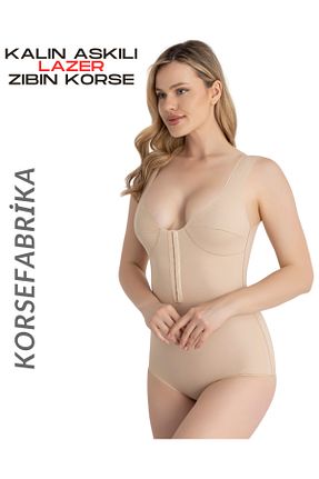 گن لاغری بژ زنانه مخلوط پلی آمید korsefabrika trend mood store - کد 946625227