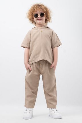 ست بالاتنه و پائین تنه بژ بچه گانه بافتنی Vauva - کد 924244261
