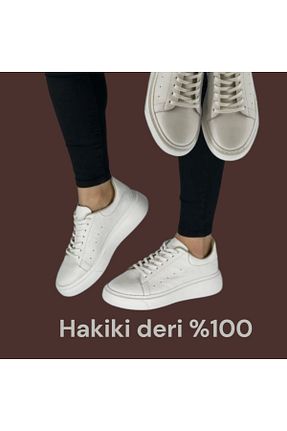 کفش کلاسیک سفید زنانه چرم خالص POOMA - کد 752697281