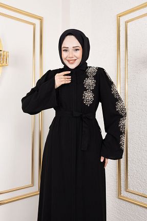 کلاه و ابایا مشکی زنانه بافتنی Tesettür Dünyası - کد 934225359