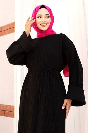 لباس حجاب مشکی زنانه رگولار Tesettür Dünyası - کد 841228494