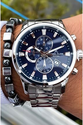 ساعت مچی طوسی مردانه 41-45 میلی متر Daniel Klein - کد 888188174