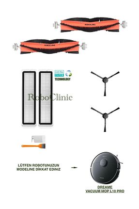 اکسسوری جاروبرقی مشکی Roboclinic - کد 869358976