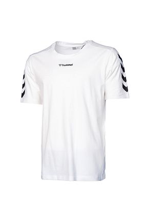 تیشرت سفید مردانه رگولار hummel - کد 473390755