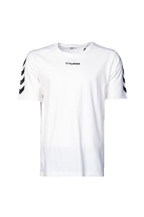 تیشرت سفید مردانه رگولار hummel - کد 473390755