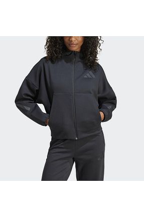سوئیشرت مشکی زنانه ساده adidas - کد 852105192