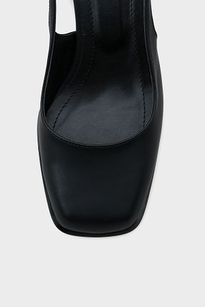 کفش پاشنه بلند کلاسیک مشکی زنانه چرم مصنوعی Capone Outfitters - کد 470930770