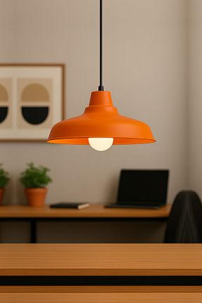 لوستر نارنجی فلزی Lambadar - کد 932252498