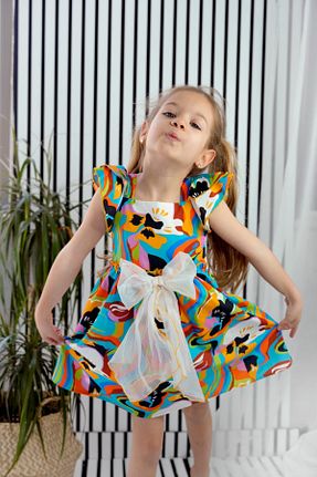 لباس رنگی بچه گانه بافتنی KALİNKA KİDS WEAR - کد 929743165