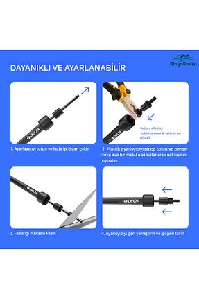 طناب پرش مشکی Delta - کد 953815