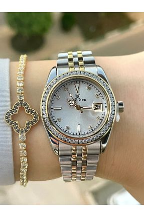 ساعت مچی طلائی زنانه 36 میلی متر Daniel Klein - کد 863311340