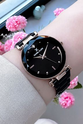 ساعت مچی مشکی زنانه 34 میلی متر Daniel Klein - کد 835919290