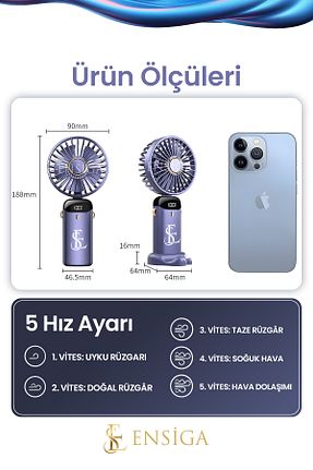 پنکه بنفش Mini Fan EN SİGA - کد 847521968