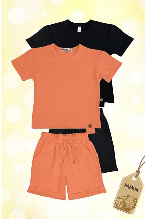 ست بالاتنه و پائین تنه رنگی زنانه پنبه ای difa kids - کد 929263239