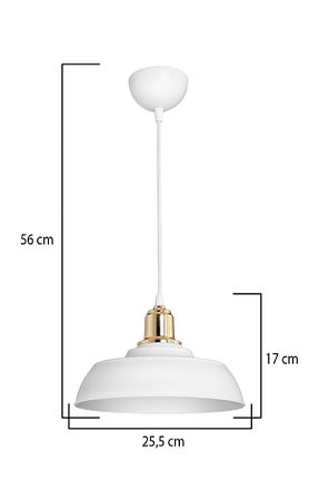 لوستر سفید پلاستیک AG LightDesign - کد 902333814