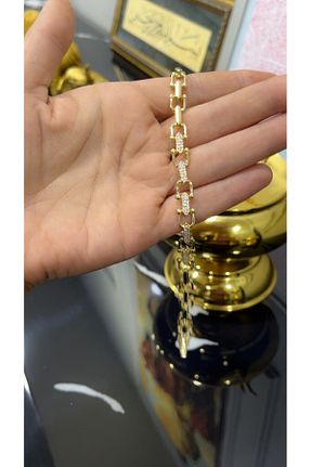 دستبند استیل (فولاد) زرد زنانه استیل ضد زنگ Store - کد 946079338